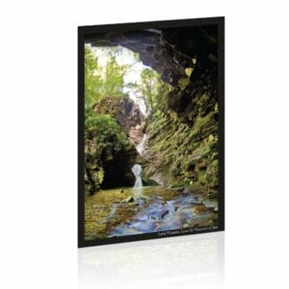 Large Art Postcard - Waterfall Angel Portrait