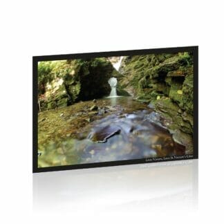 Large Art Postcard - Waterfall Low Landscape